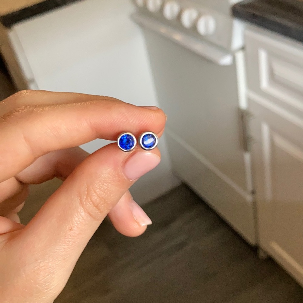 Sapphire earrings